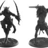 Miniaturas RPG Herois Elfos Personagens Dungeons & Dragons DND D&D (Preto)