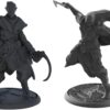 Miniaturas RPG Herois Elfos Personagens Dungeons & Dragons DND D&D (Preto)