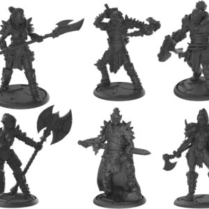 Miniaturas Rpg Orc Personagens Dungeons And Dragons D&d