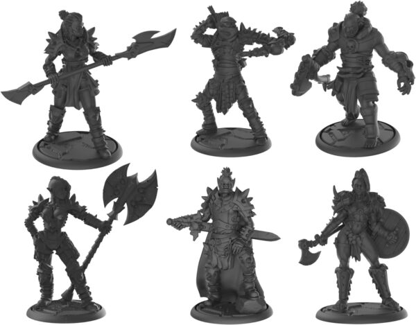 Miniaturas Rpg Orc Personagens Dungeons And Dragons D&d