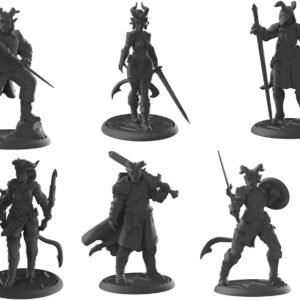 Miniaturas Tiefling Rpg D&d Npc Tabuleiro Dungeons And Dragons