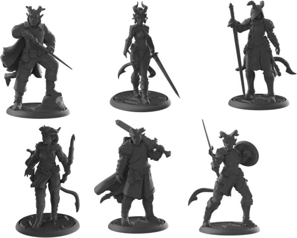 Miniaturas Tiefling Rpg D&d Npc Tabuleiro Dungeons And Dragons